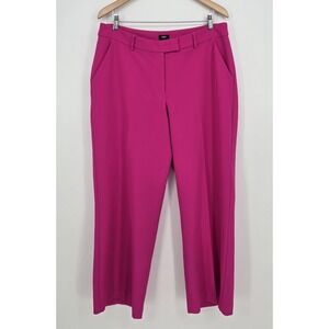 Express Hot Pink High Rise Trouser Pants Womens 14S ~29" Inseam Business Preppy